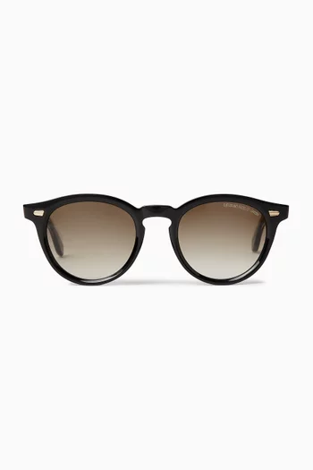 Round Sunglasses in Acetate