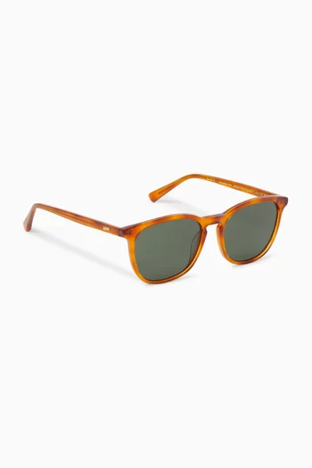 Sean Havana Sunglasses in Acetate