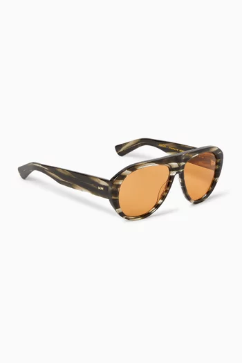 Mick Aviator Sunglasses in Acetate