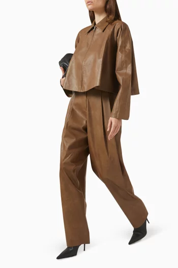 بنطال اوديليا بقصة ساق واسعة