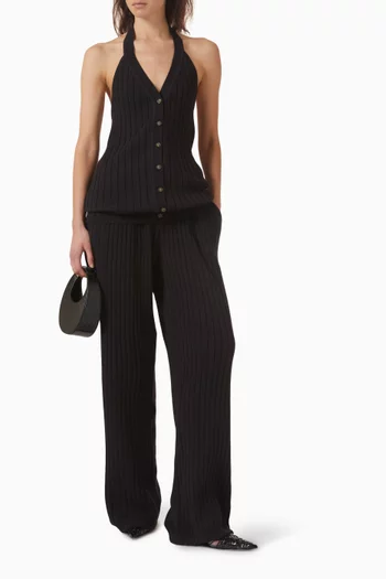 بلوزة ايمي نسيج مضلع