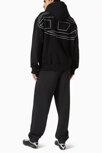 Macs Megoval Hoodie in Cotton-fleece