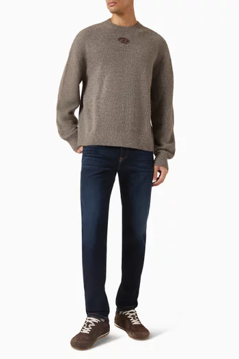 Logo Sweater in Wool & Alpaca