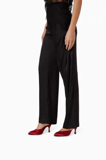 حذاء سيتينج بريتي مفتوح من الخلف بكعب 95 مم ستان