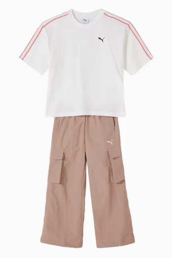 Luminous Cloud Oversized Graphic T-shirt