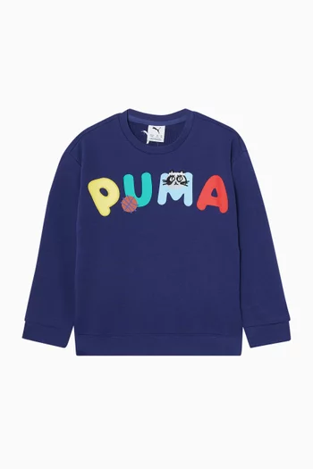 Sporty Cats Relaxed Sweatshirt