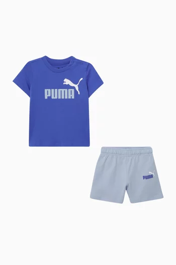 Minicats Tee and Shorts Set