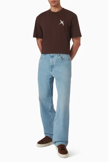 Micro Bee Bird T-shirt in Cotton