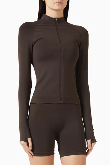 Seamless Zip-up Jacket