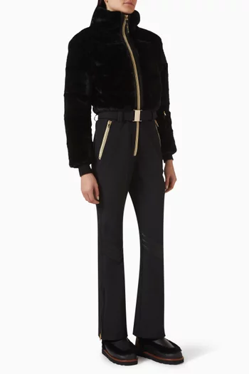 Altitude Ski Suit in Faux Fur