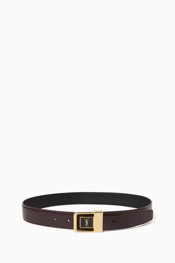 LA 66 Buckle Belt in Leather