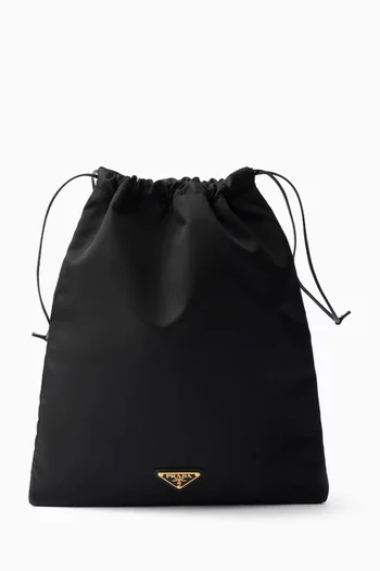 حقيبة برباط تضييق نايلون معاد تدويره