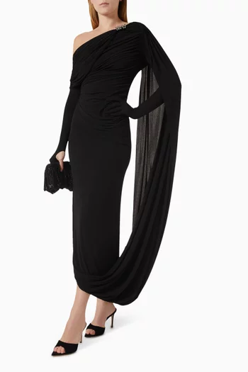 فستان سوريا بكتف مكشوف