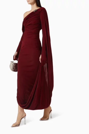 فستان سوريا بكتف مكشوف