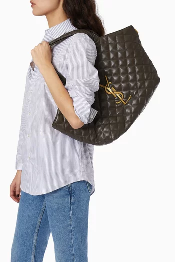 Medium ICARE Tote Bag in Quilted Nappa