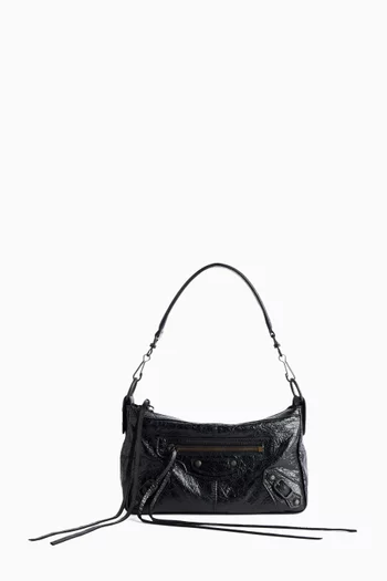 Mini Le City Moto Bag in Arena Lambskin