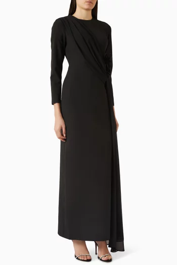 3D Floral-applique Dress