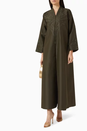 Bead-embellished Abaya