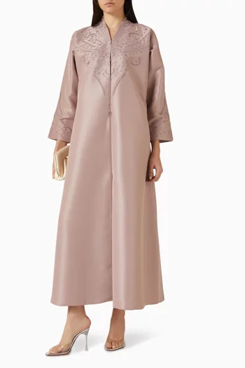 Bead-embellished Abaya