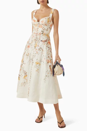 Luna Picnic Dress in Linen