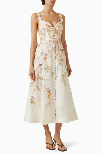 Luna Picnic Dress in Linen