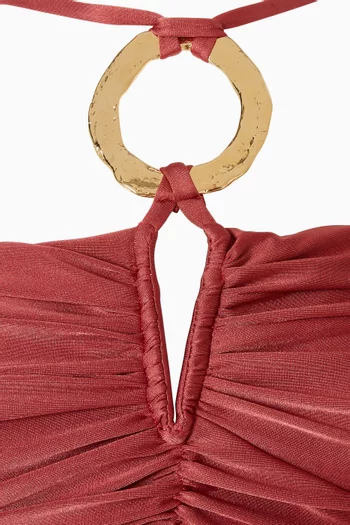 لباس سباحة ايسلا قطعة واحدة ستان ليكرا