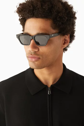 نظارة شمسية بروكلين بإطار حرف D أسيتات