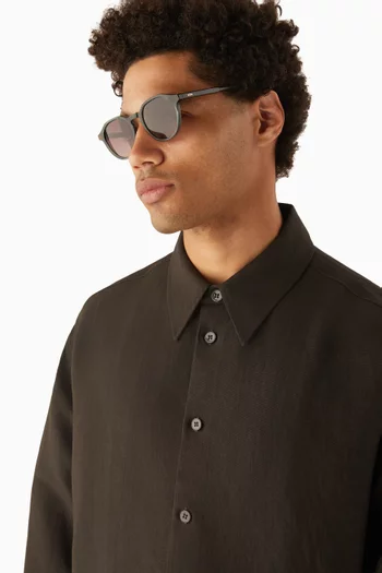 نظارة شمسية نايجل بإطار حرف D أسيتات