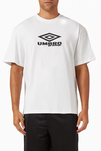 x UMBRO Team T-shirt in Cotton-jersey