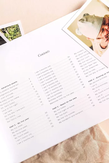 دفتر ذكريات الطفل الرضيع