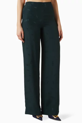 BB Twist Minimal Pants in Silk Jacquard