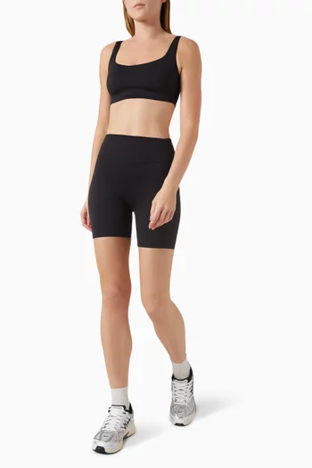 Matte 5" Biker Shorts