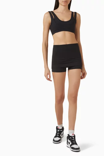 Matte 3" Foldover Shorts