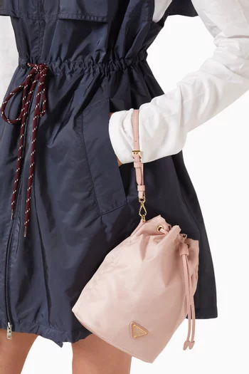 حقيبة برباط تضييق نايلون معاد تدويره