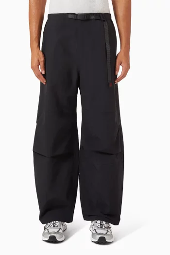 Panelled Trek Pants in Nylon
