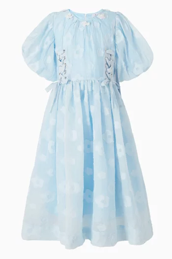 فستان بيث طويل بنقشة زهور