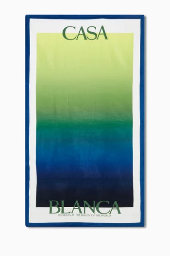 Printed Gradient Beach Towel