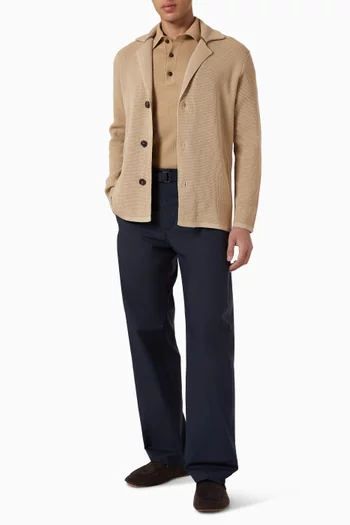 بنطال بتطريز أمواج