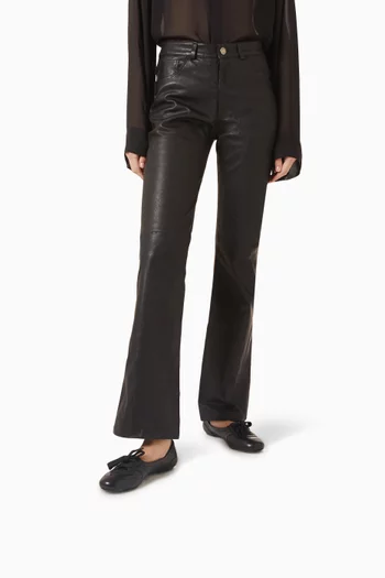 Vault Ballerina Flats in Nappa Leather