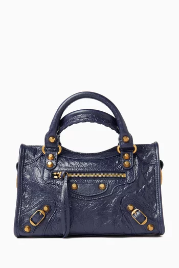 Mini Le City Bag in Arena Lambskin