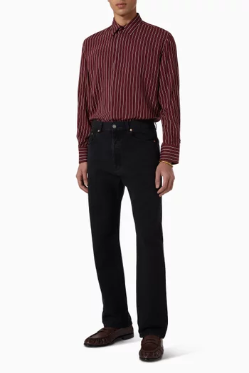 قميص مخطط فيسكوز