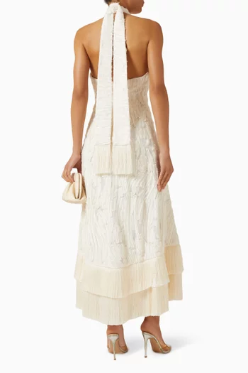 فستان أمبروسيو بحمالات حول الرقبة