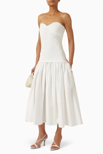 فستان كان قماش منسوج