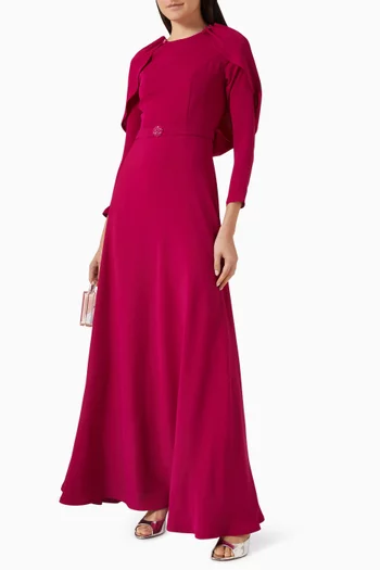 فستان بكاب وحزام