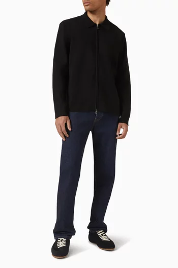 Zip Jacket in Merino Wool