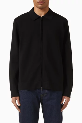 Zip Jacket in Merino Wool
