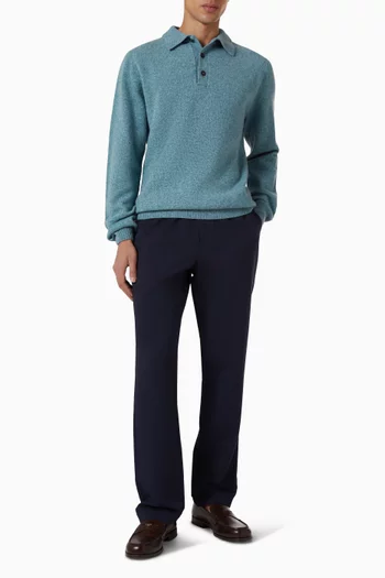 تي شيرت بولو صوف الماعز