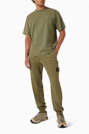 بنطال رياضي مطرز بشعار الماركة