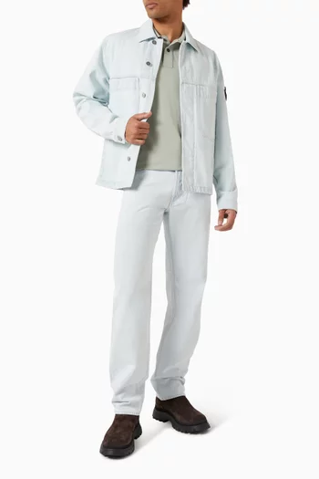 Logo Polo Shirt in Stretch-piqué