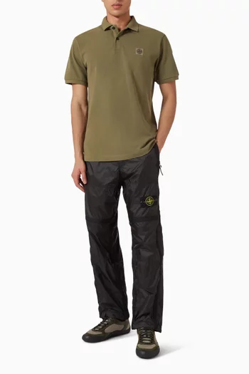 تي شيرت بولو بشعار الماركة قطن بيكيه